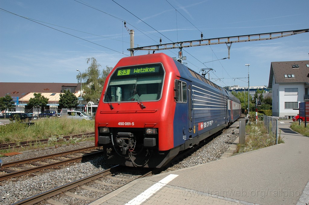2170-0039-210811.jpg - SBB-CFF Re 450.081-5 «Weiningen» / Kempten 21.8.2011