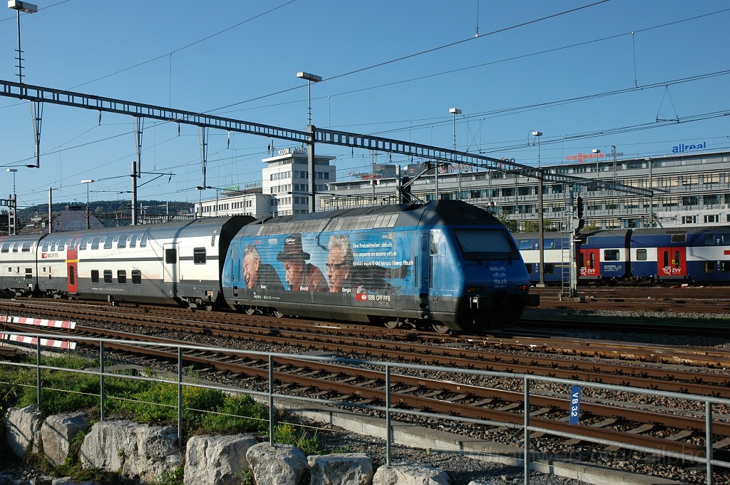 2176-0019-300811.jpg - SBB-CFF Re 460.076-3 «Sergio Benoit et Beat» / Zürich HB 30.8.2011