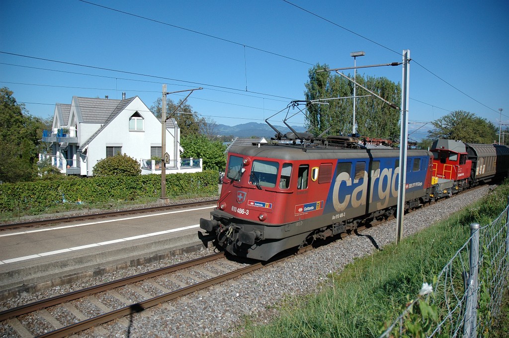 2192-0046-120911.jpg - SBB-CFF Ae 610.486-3 «Burgdorf» / Freienbach 12.9.2011
