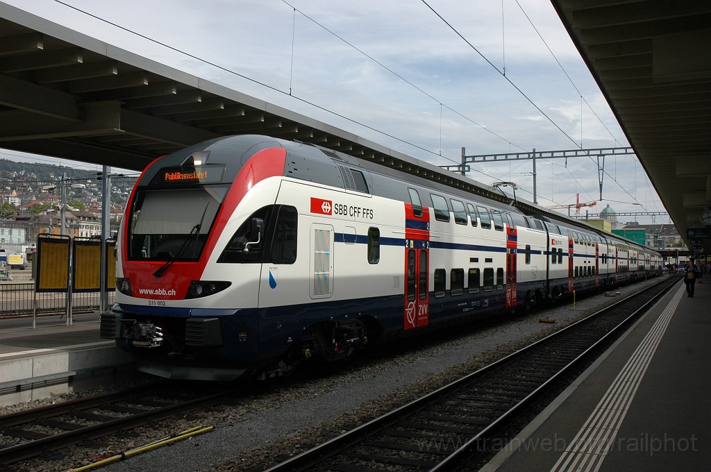 2199-0029-170911.jpg - SBB-CFF RABe 511.002 «Stadt Zürich» / Zürich HB 17.9.2011