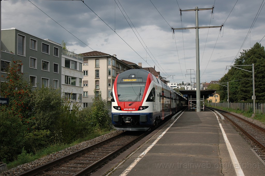 2200-0037-170911.jpg - SBB-CFF RABe 511.002 «Stadt Zürich» / Zürich-Wipkingen 17.9.2011