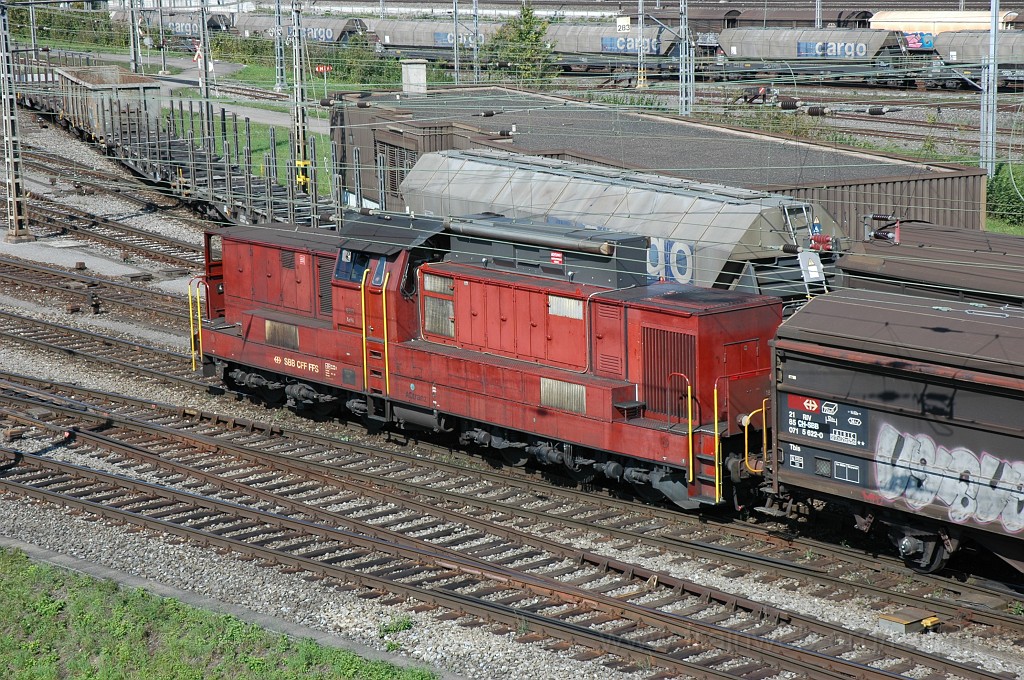 2206-0006-260911.jpg - SBB-CFF Am 6/6 18523 / Spreitenbach-Tivoli (RBL) 26.9.2011