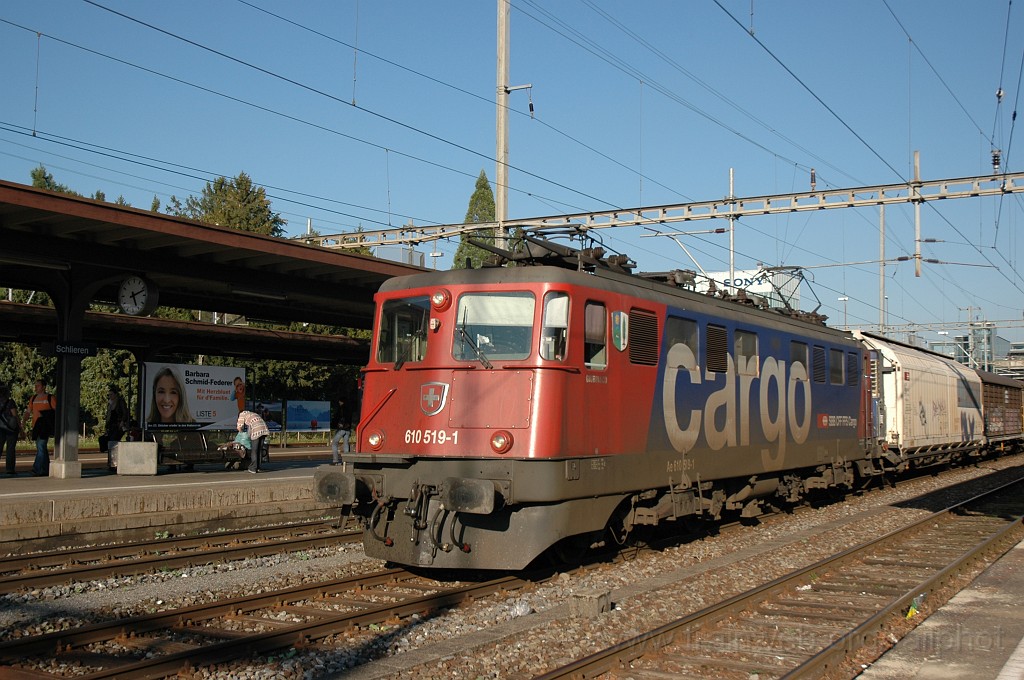 2221-0008-031011.jpg - SBB-CFF Ae 610.519-1 «Giubiasco» / Schlieren 3.10.2011