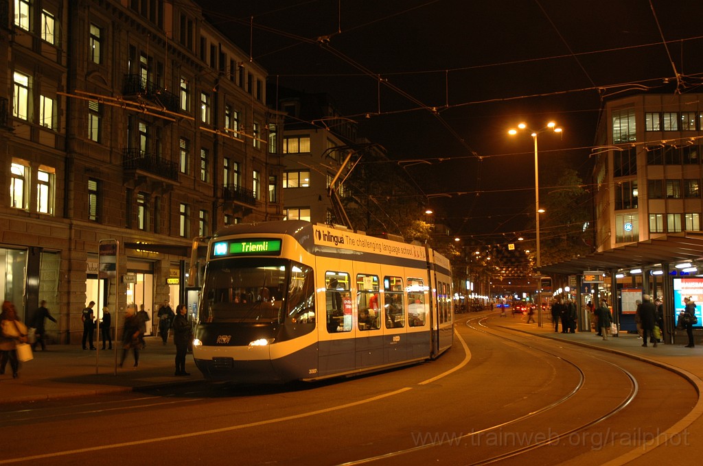 2255-0006-151111.jpg - VBZ Be 5/6 3087 / Löwenplatz 15.11.2011