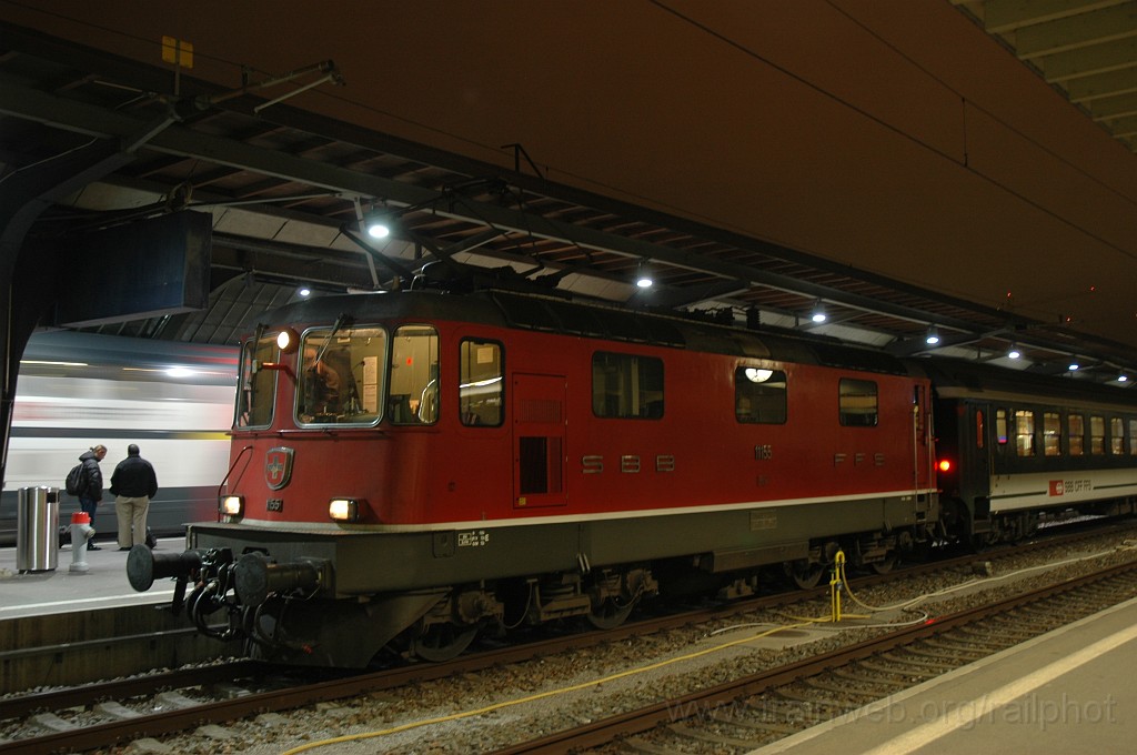 2262-0022-231111.jpg - SBB-CFF Re 4/4'' 11155 / Zürich HB 23.11.2011