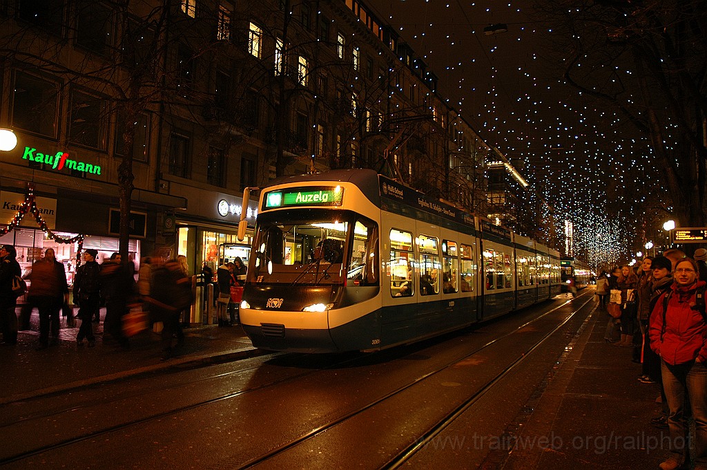 2287-0009-211211.jpg - VBZ Be 5/6 3061 / Bahnhofstrasse 21.12.2011