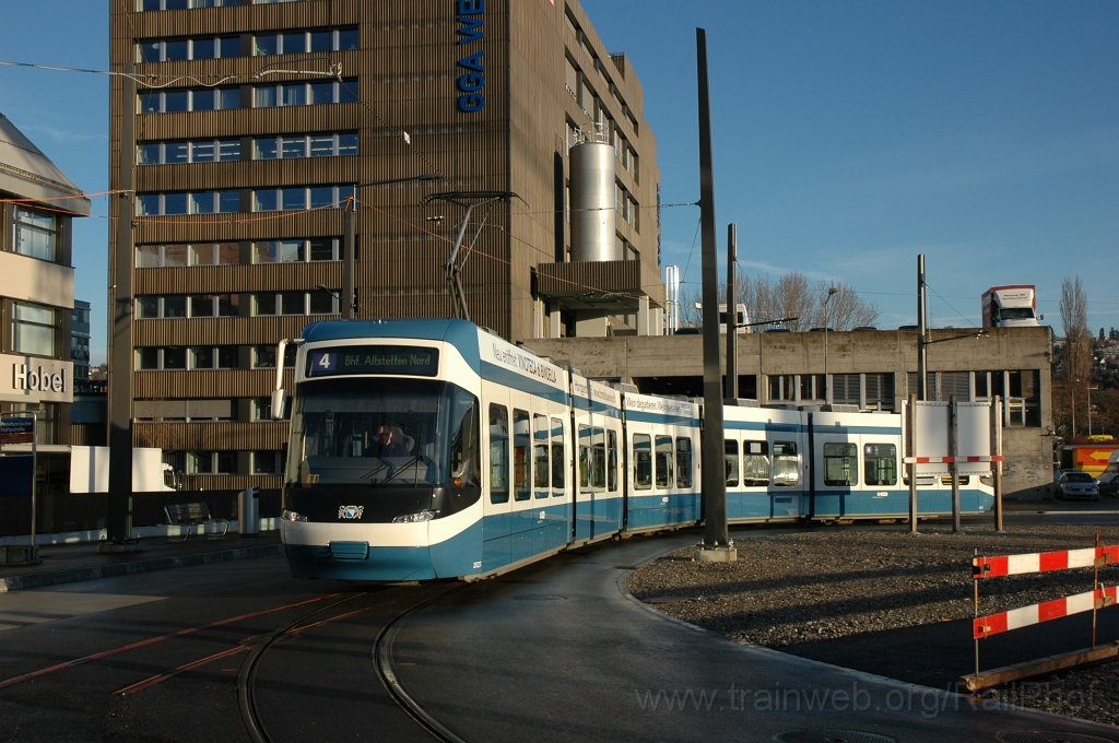 2293-0007-030112.jpg - VBZ Be 5/6 3027 / Bahnhof Altstetten Nord 3.1.2012