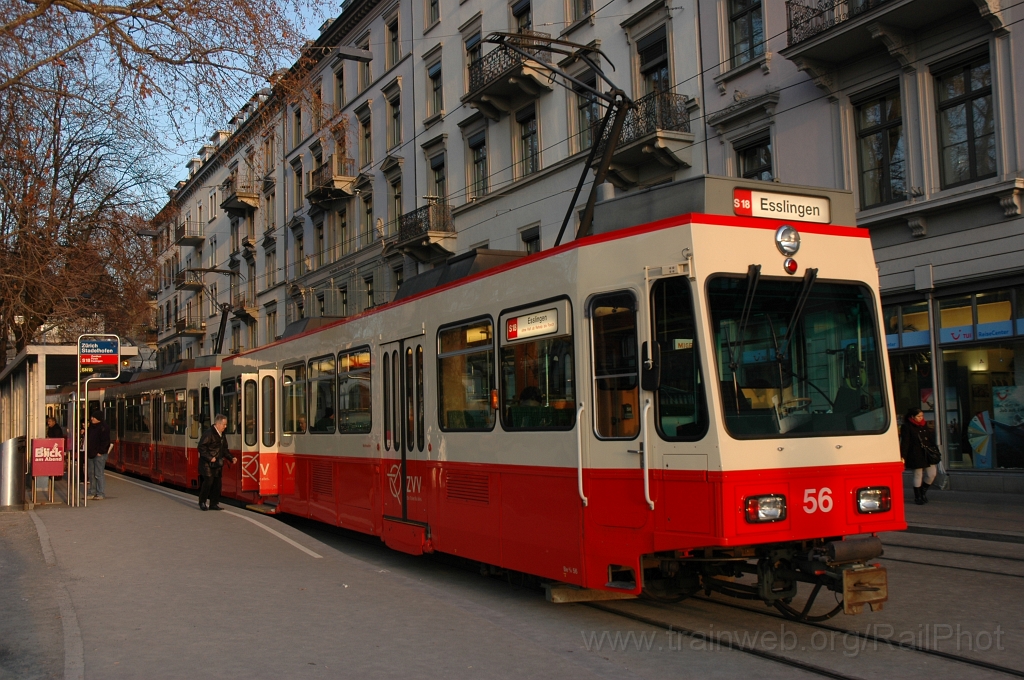 2298-0040-170112.jpg - FB Be 4/4 56 / Bahnhof Stadelhofen 17.1.2012