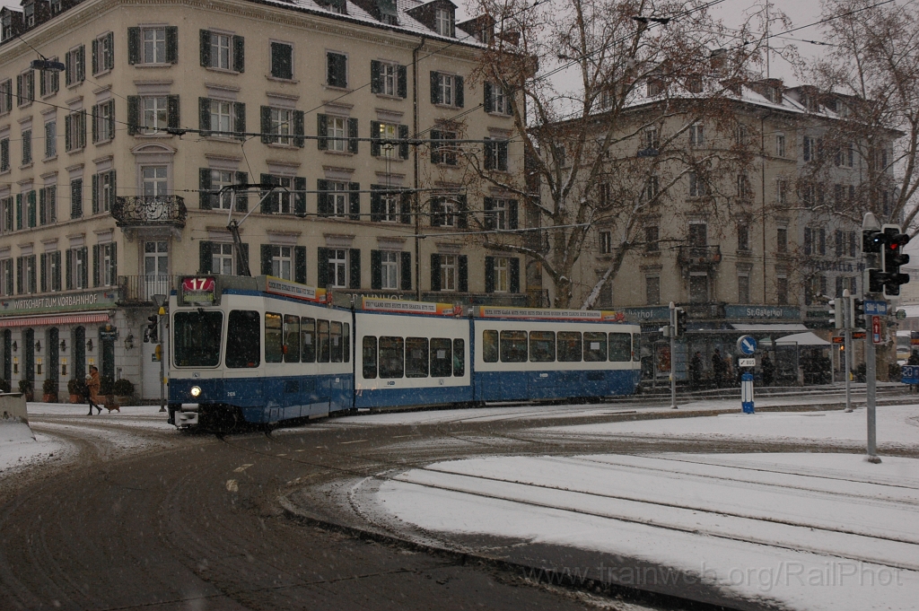 2312-0032-150212.jpg - VBZ Be 4/8 2106 / Sihlquai 15.2.2012