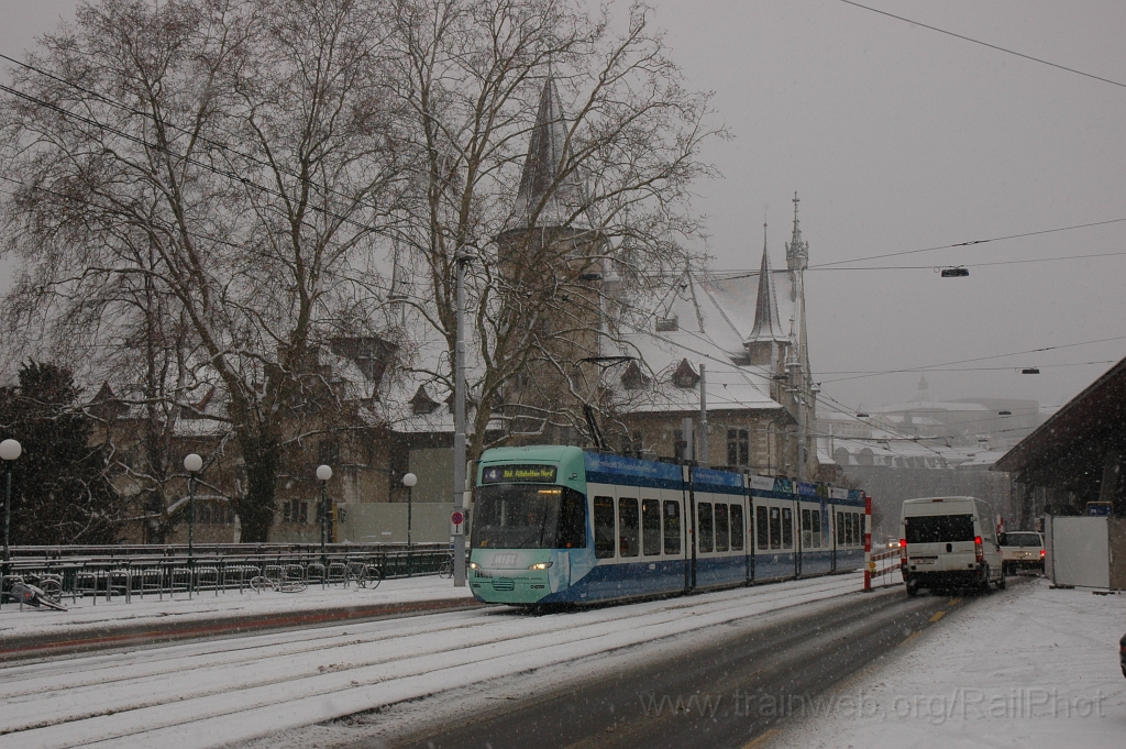 2312-0043-150212.jpg - VBZ Be 5/6 3017 «Tram Zürich West» / Sihlquai 15.2.2012