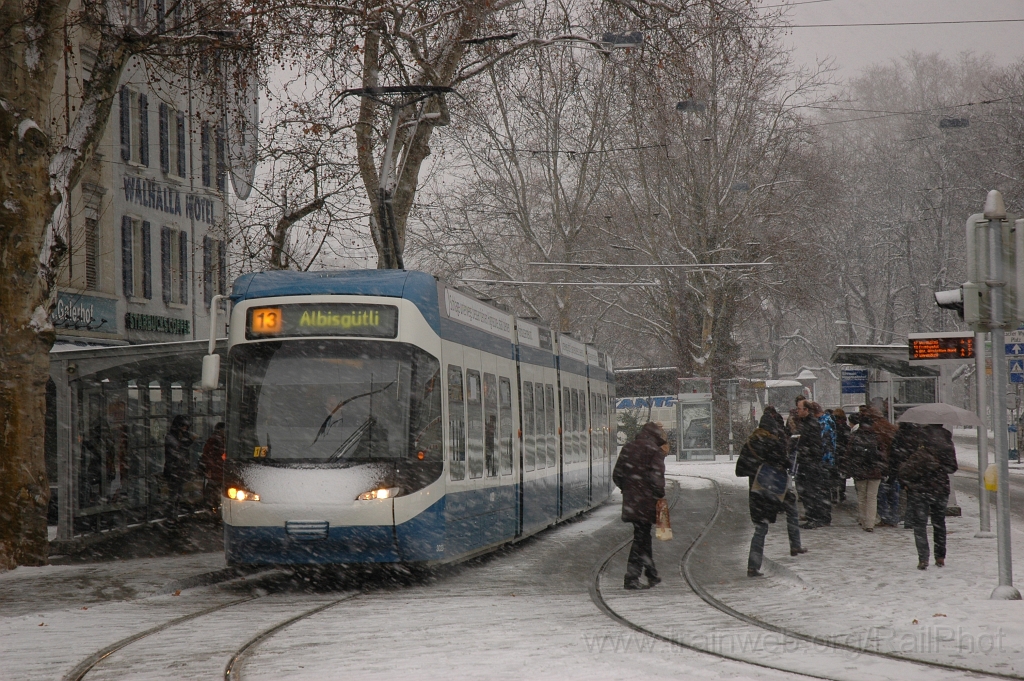 2314-0025-150212.jpg - VBZ Be 5/6 3023 / Sihlquai 15.2.2012