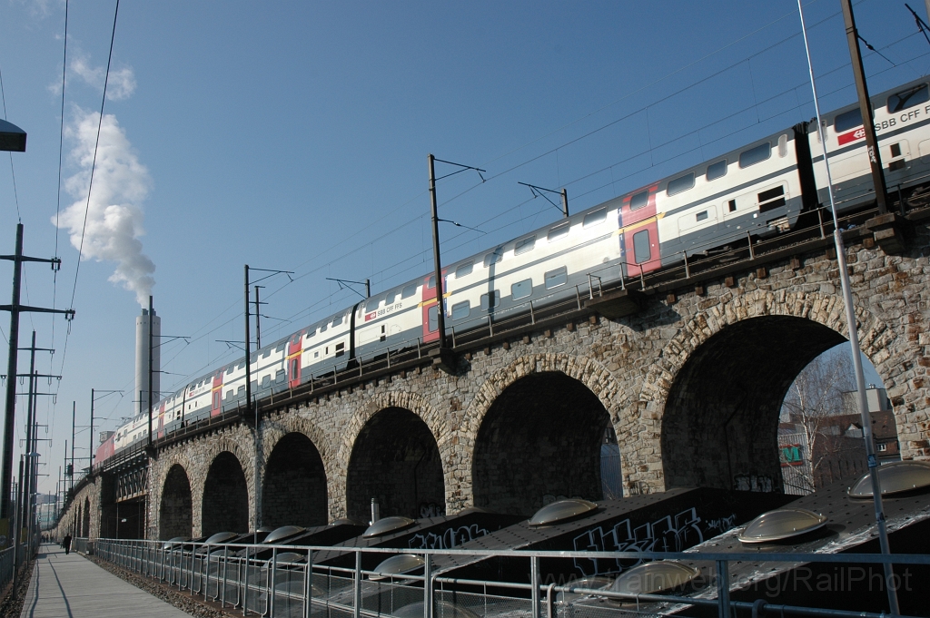 2319-0050-220212.jpg - SBB-CFF Re 460.034-2 «Aare» / Zürich (Dammweg) 22.2.2012