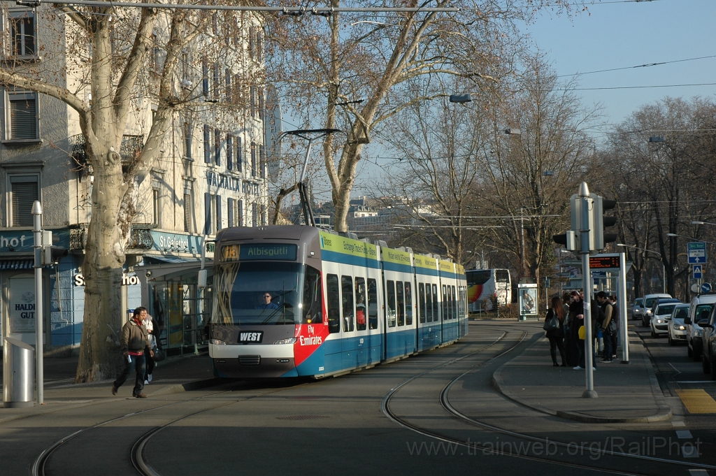 2324-0011-020312.jpg - VBZ Be 5/6 3035 «Tram Zürich West» / Sihlquai 2.3.2012