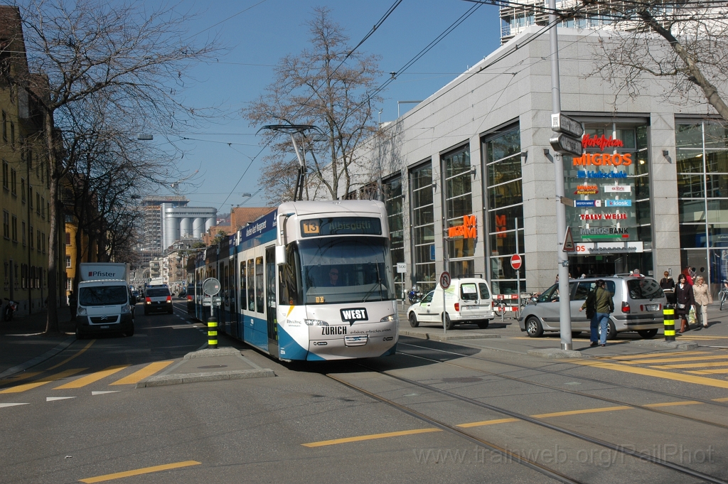 2336-0005-150312.jpg - VBZ Be 5/6 3034 «Tram Zürich West» / Limmatplatz 15.3.2012