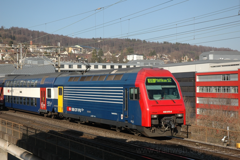 2338-0016-160312.jpg - SBB-CFF Re 450.073-2 «Wettswil» / Zürich (Käferbergbrücke) 16.3.2012
