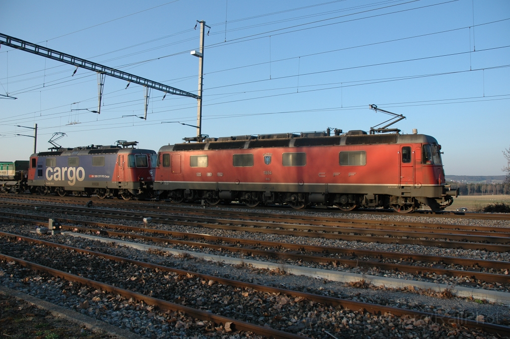 2348-0036-220312.jpg - SBB-CFF Re 6/6 11654 «Villeneuve» + Re 420.178-6 / Rümlang 22.3.2012