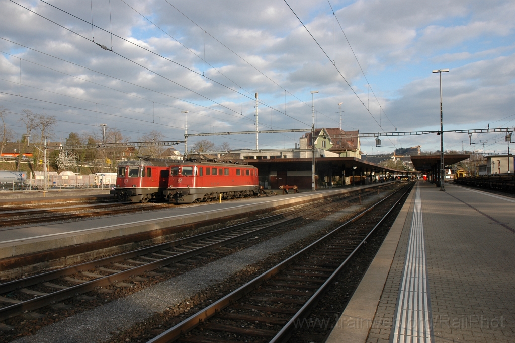 2352-0045-300312.jpg - SBB-CFF Ae 6/6 11426 «Stadt Zürich» + Re 6/6 11619 «Arbon» / Bülach 30.3.2012