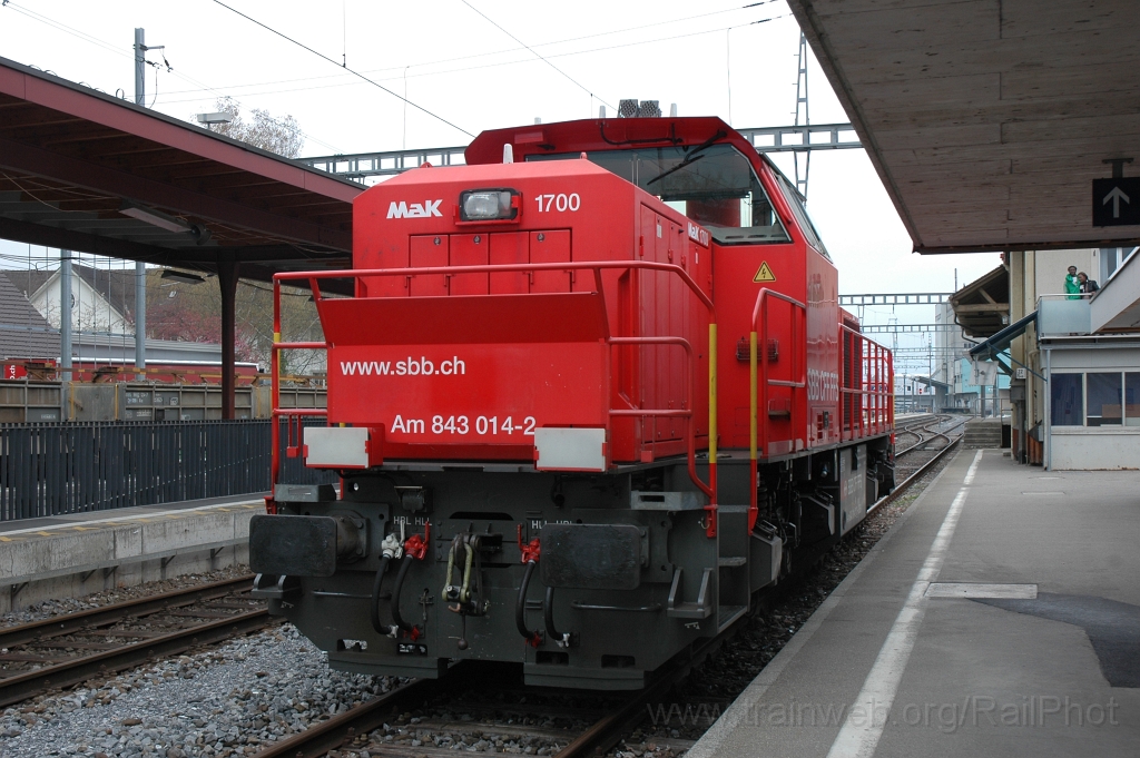2357-0040-140412.jpg - SBB-CFF Am 843.014-2 / Hinwil 14.4.2012