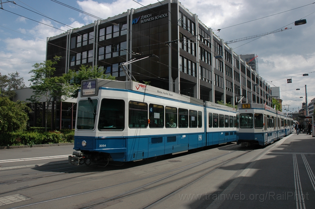 2396-0032-150512.jpg - VBZ Be 4/6'' 2054 + Be 4/6' 2312 / Escher-Wyss Platz 15.5.2012