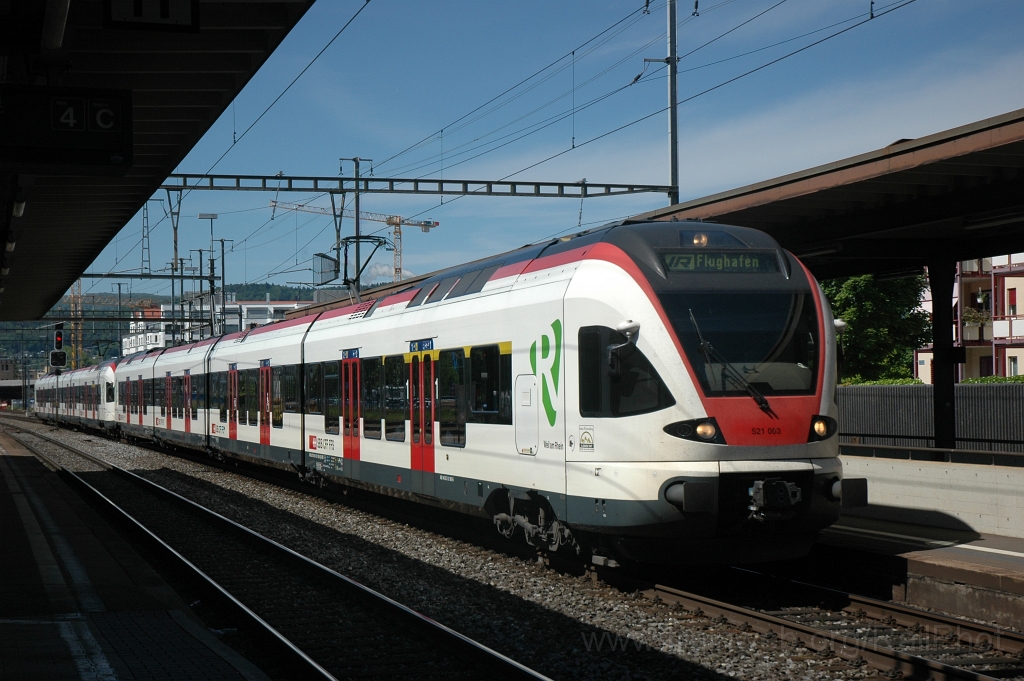 2400-0048-170512.jpg - SBB-CFF RABe 521.003 «Weil am Rhein» + RABe 521.016 «Sissach» / Dietikon 17.5.2012