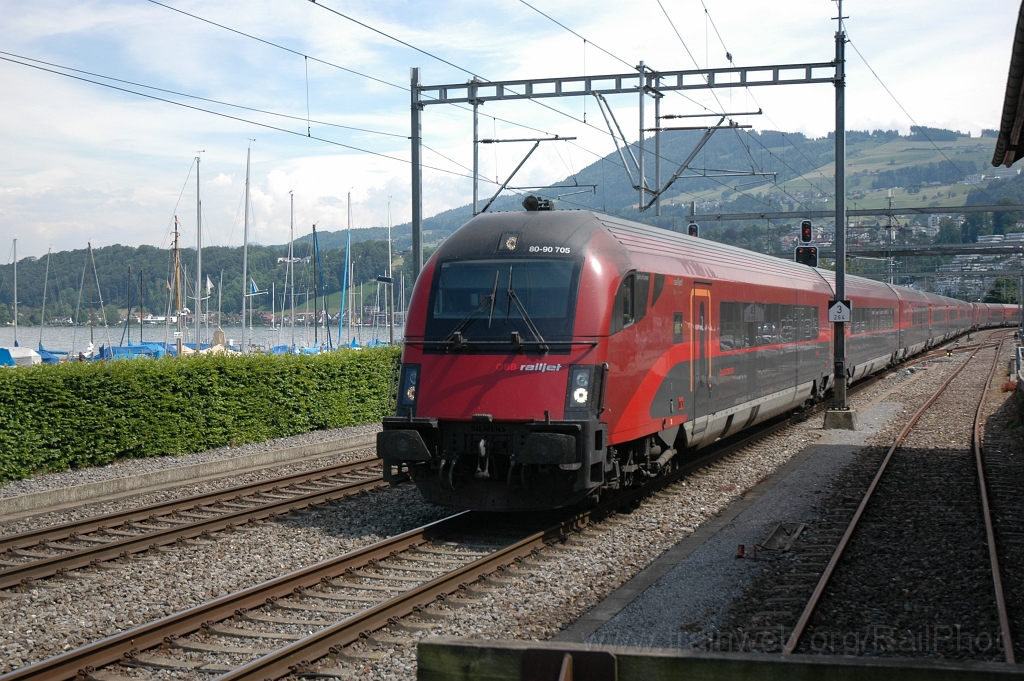 2414-0016-270512.jpg - ÖBB Afmpz 73 81 80-90 705-2 «Spirit of Europe» / Richterswil 27.5.2012