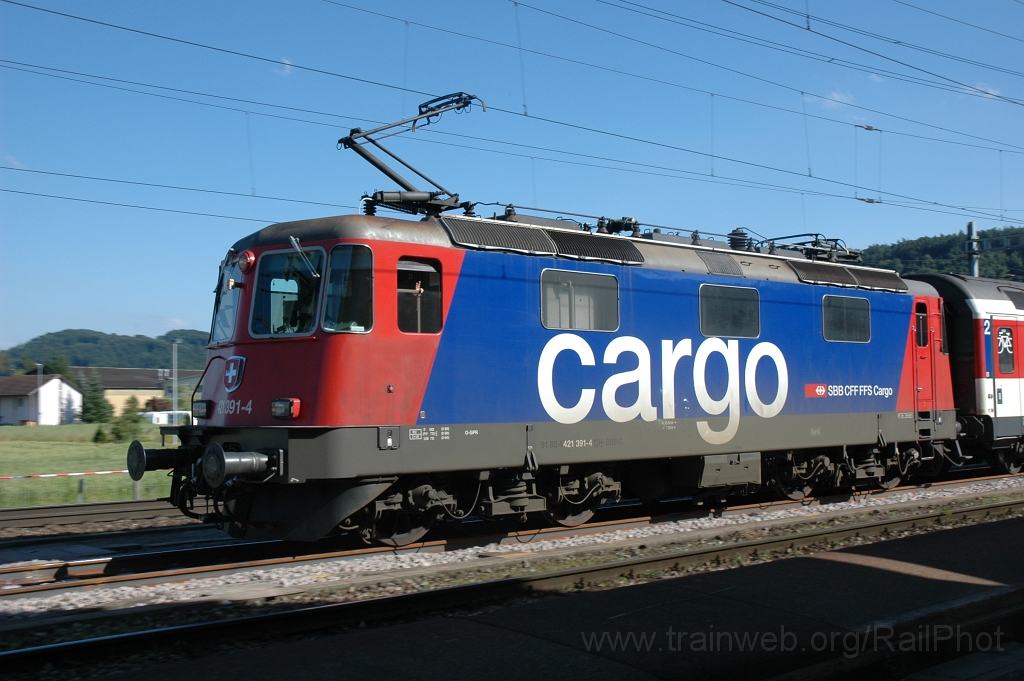 2461-0042-230612.jpg - SBB-CFF Re 421.391-4 / Hüntwangen-Wil 23.6.2012