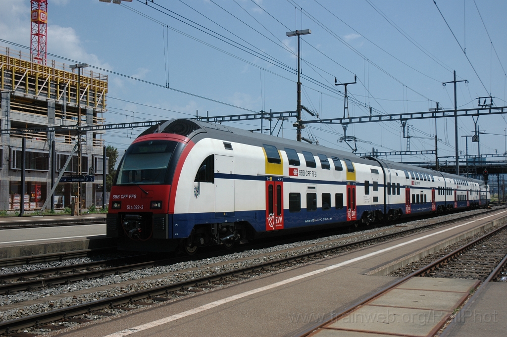 2466-0015-290612.jpg - SBB-CFF RABe 514.022-3 «Weinfelden» / Zürich-Altstetten 29.6.2012