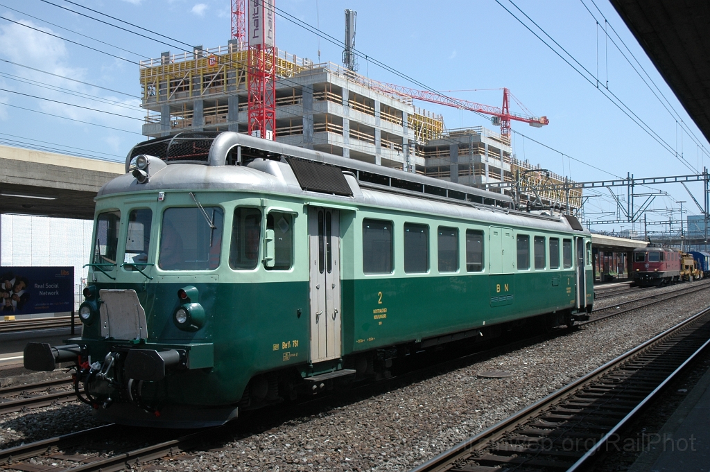 2466-0023-290612.jpg - BN Be 4/4 761 / Zürich-Altstetten 29.6.2012