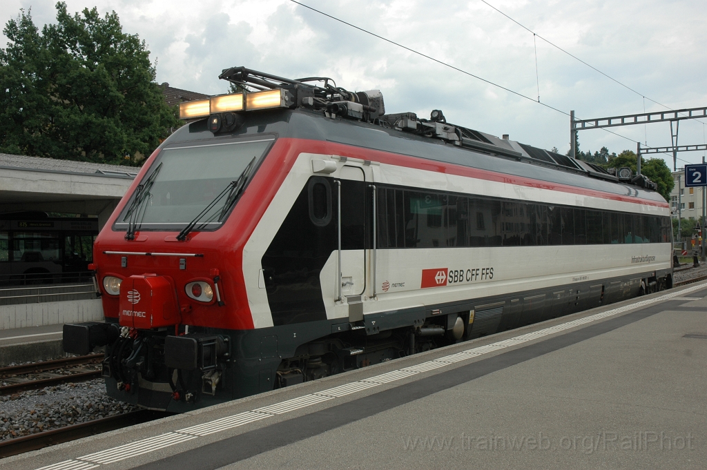 2509-0032-250712.jpg - SBB-CFF XTmass 99 85 9 160 001-5 «MerMec» / Hinwil 25.7.2012