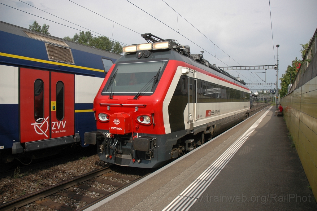 2510-0008-250712.jpg - SBB-CFF XTmass 99 85 9 160 001-5 «MerMec» / Glanzenberg 25.7.2012