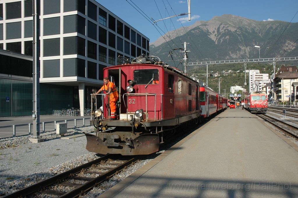 2518-0008-260712.jpg - FO HGe 4/4' 32 + MGB HGe 4/4'' 5 «Mount Fuji» / Brig 26.7.2012