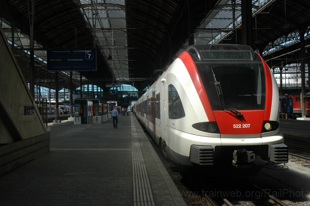 2536-0020-300712.jpg - SBB-CFF RABe 522.207 / Basel SBB 30.7.2012