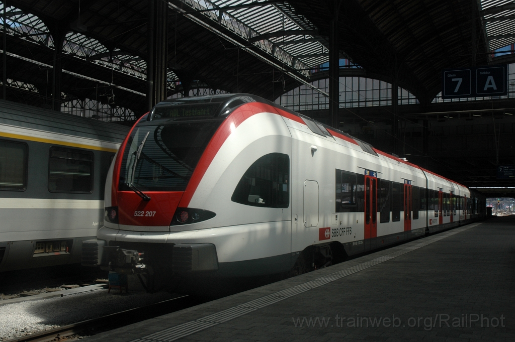 2536-0049-300712.jpg - SBB-CFF RABe 522.207 / Basel SBB 30.7.2012
