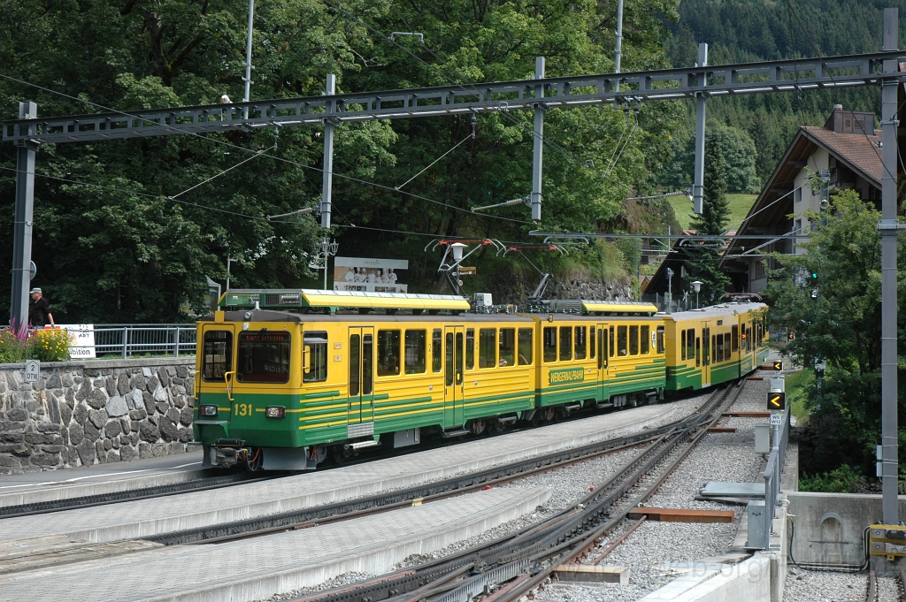 2548-0026-050812.jpg - WAB BDhe 4/8 131 «Lauterbrunnen» + Bt 251 / Wengen 5.8.2012