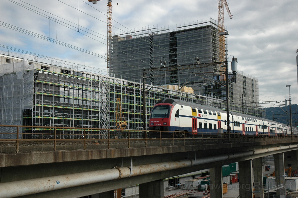 2574-0036-160812.jpg - SBB-CFF RABe 514.007-4 «Bülach» / Zürich (Käferbergbrücke) 16.8.2012