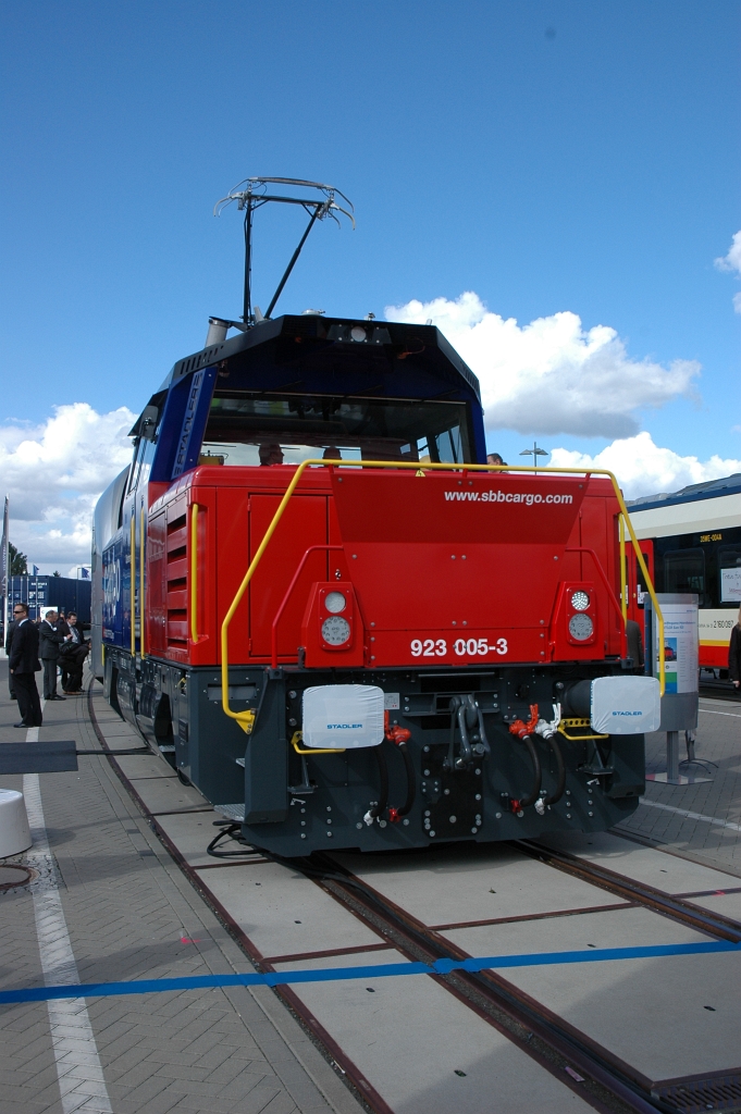 2621-0006-210912.jpg - SBB-CFF Ee 923.005-3 "Oberberg" / Berlin Messegelände 19.9.2012