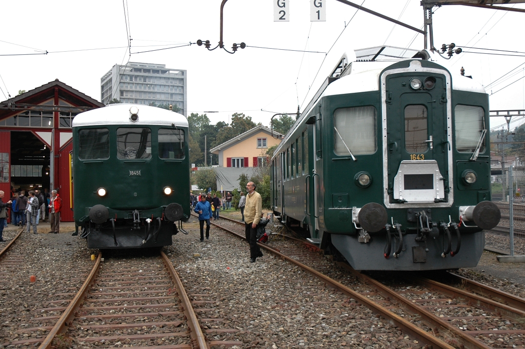 2637-0047-300912.jpg - SBB-CFF Bm 4/4'' 18451 + BFe 4/4 1643 / Winterthur 30.9.2012