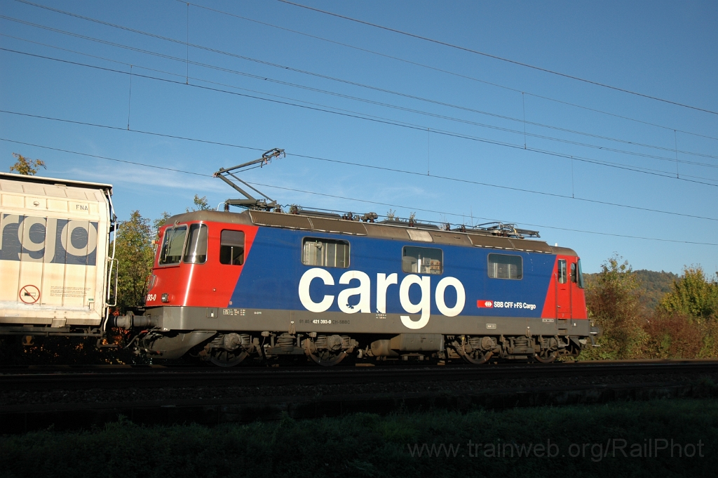 2660-0002-191012.jpg - SBBC Re 421.393-0 / Killwangen-Spreitenbach 19.10.2012