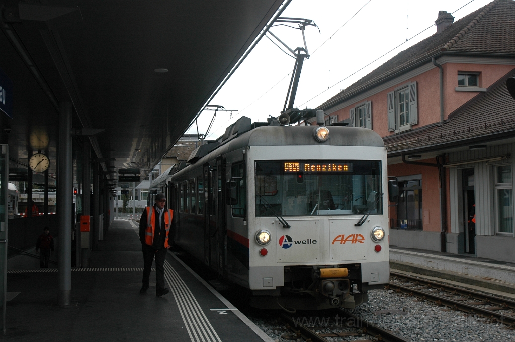 2695-0027-020213.jpg - WSB Be 4/4 23 + ABt 51 "Gränichen" / Aarau 2.2.2013