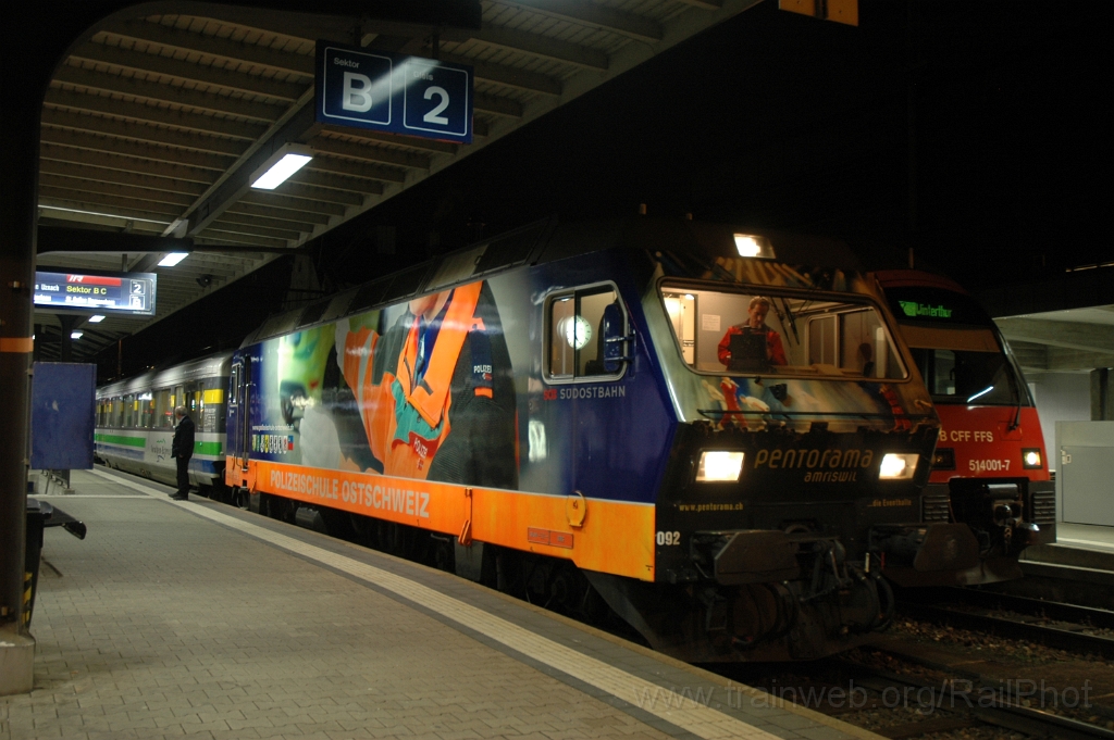 2705-0036-190213.jpg - SOB Re 456.092-6 "Amriswil" + SBB-CFF RABe 514.001-7 / Rapperswil 19.2.2013