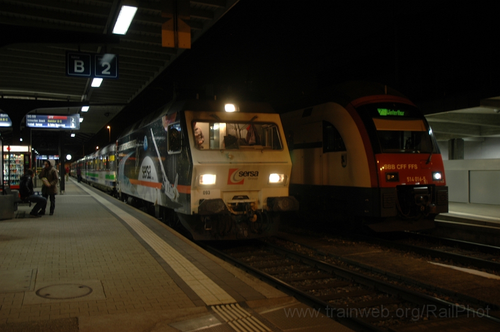 2706-0043-210213.jpg - SBB-CFF RABe 514.016-5 + SOB Re 456.093-4 "St.Gallen" / Rapperswil 21.2.2013