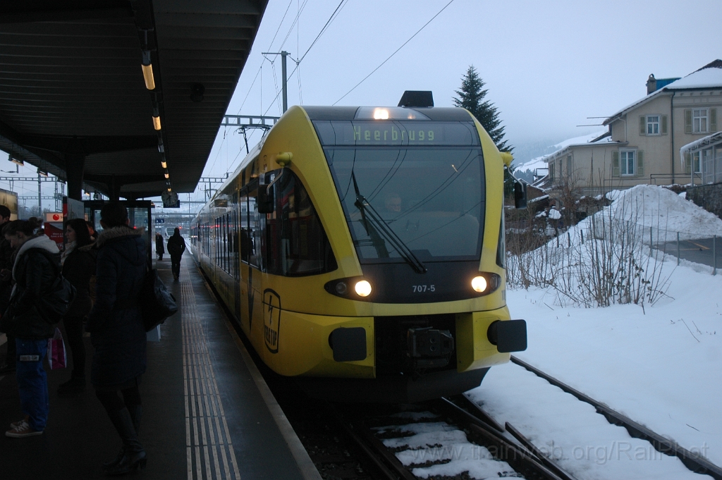 2708-0048-280213.jpg - Thurbo RABe 526.707-5 "TeleTop" / Wattwil 28.2.2013