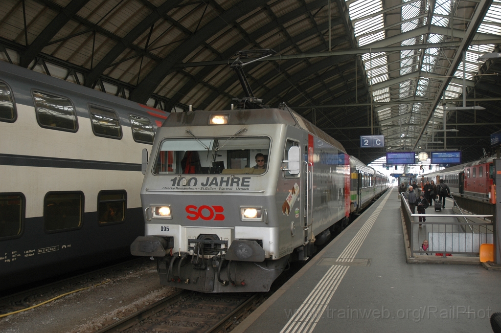 2711-0035-020313.jpg - SOB Re 456.095-9 "Degersheim" / St.Gallen HB 2.3.2013