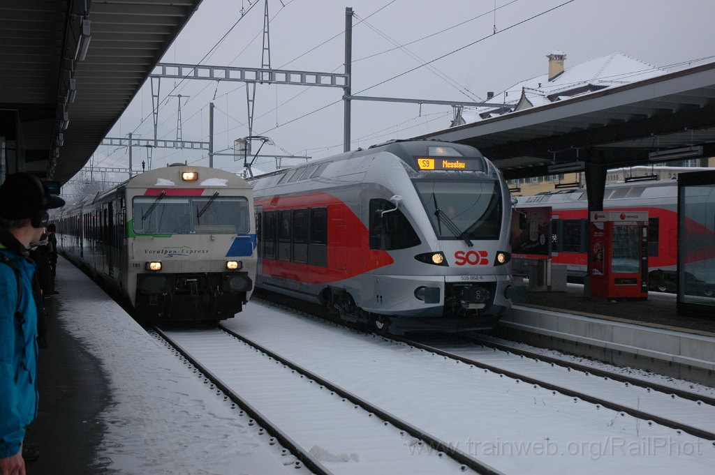 2735-0040-260313.jpg - SOB RABe 526.052-6 + BDt 191 / Wattwil 26.3.2013