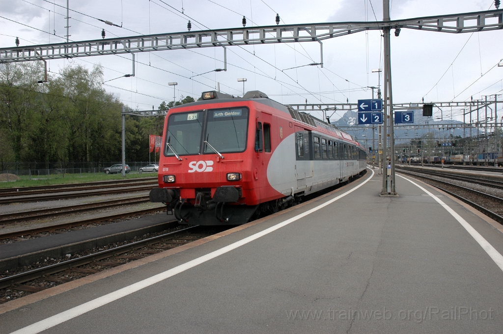 2776-0046-260413.jpg - SOB RBDe 566.078-2 "Bezirk Höfe" / Arth-Goldau 26.4.2013
