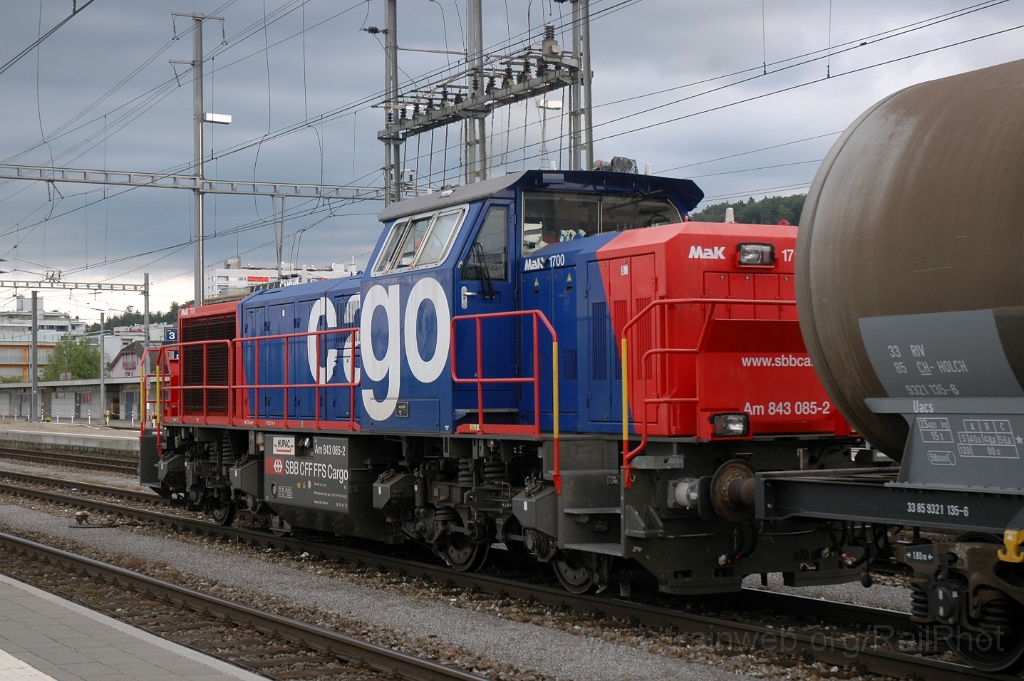 2833-0038-040613.jpg - SBB-CFF Am 843.085-2 / Pfäffikon SZ 4.6.2013