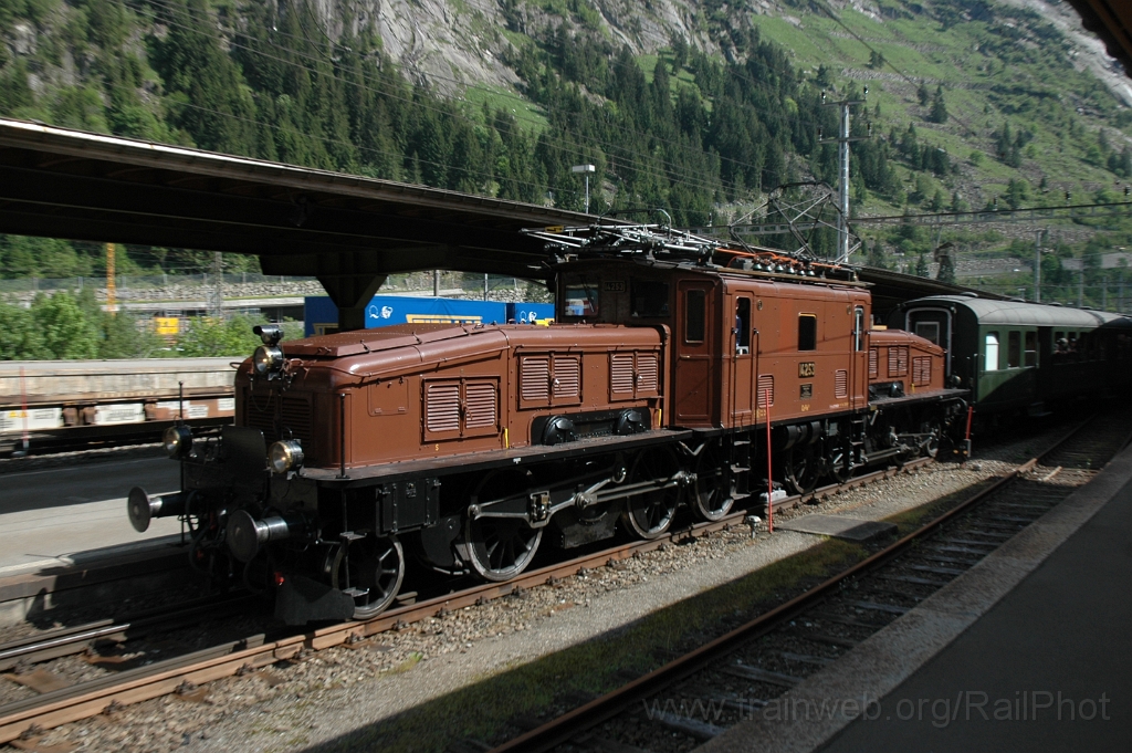 2845-0050-150613.jpg - SBB-CFF Ce 6/8'' 14253 + C4.5301 + AB4.3721 / Göschenen 15.6.2013