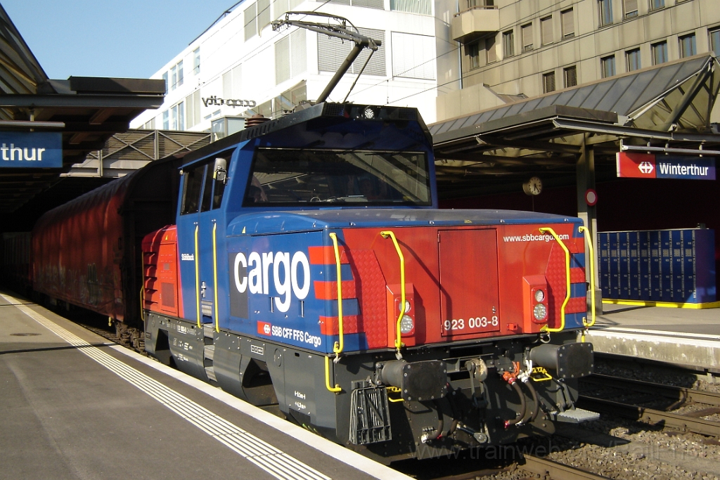2868-0034-160713.jpg - SBB-CFF Eem 923.003-8 "Stählibuck" / Winterthur 16.7.2013