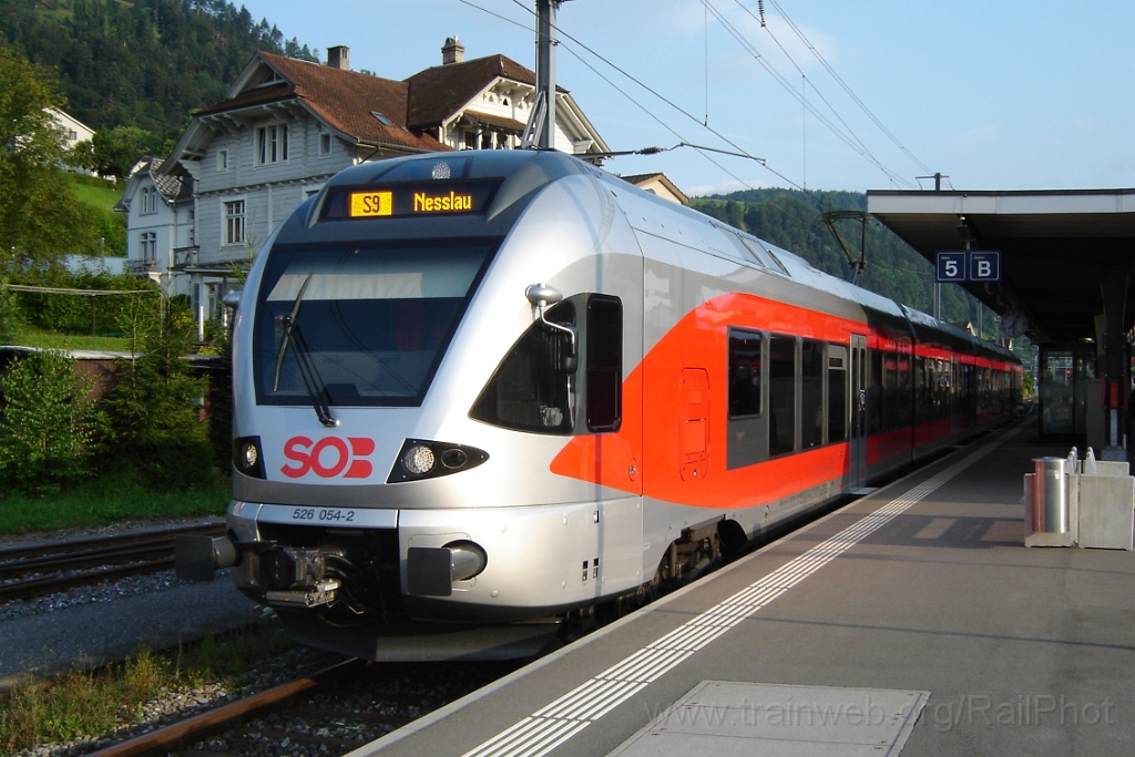 2869-0011-240713.jpg - SOB RABe 526.054-2 / Wattwil 24.7.2013