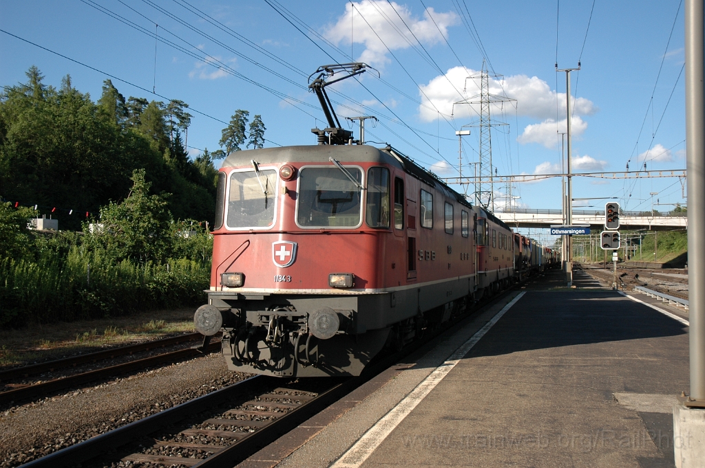 2877-0020-300713.jpg - SBB-CFF Re 4/4'' 11343 + Re 6/6 11685 "Sulgen" / Othmarsingen 30.7.2013